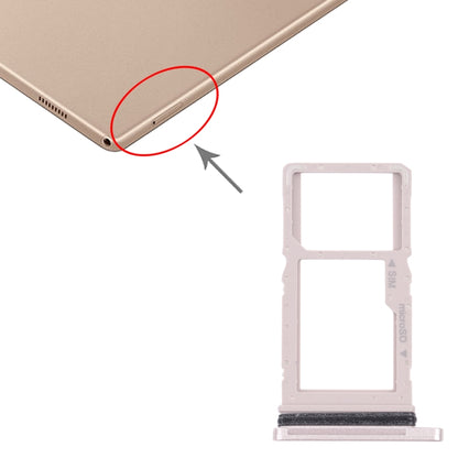 Gold SIM Card Tray & Micro SD Card Tray for Samsung Galaxy Tab A7 10.4 (2020) SM-T505 - Replacement Part