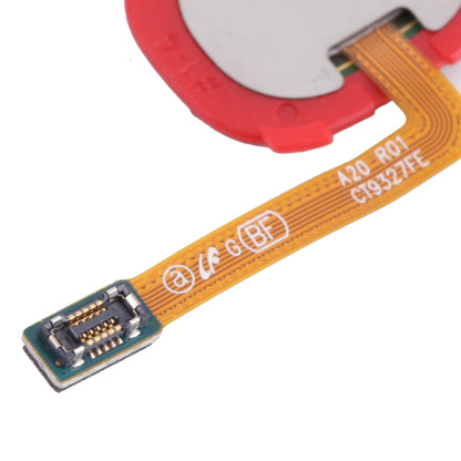 Samsung Galaxy A20e / A20 Fingerprint Sensor Flex Cable Replacement - Red, Compatible & Professional Grade
