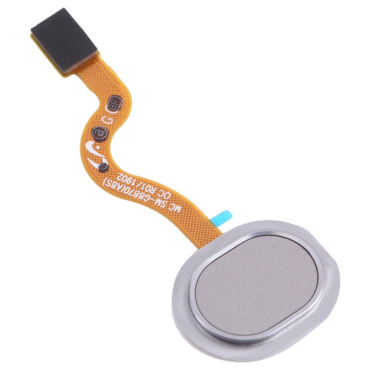 Samsung Galaxy A8s SM-G887 Fingerprint Sensor Flex Cable (Silver) - Replacement Part for Reliable Functionality