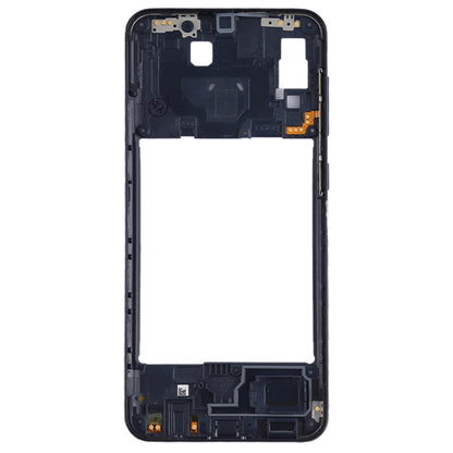 Black Middle Frame Bezel Plate Replacement for Samsung Galaxy A20 - Quality Checked & Ready to Install