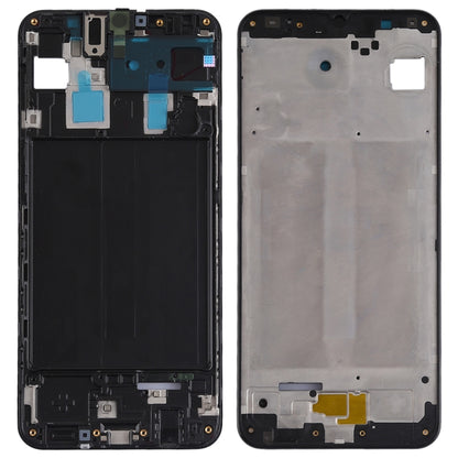 Black Front Housing LCD Frame Bezel Plate Replacement for Samsung Galaxy A30 (SM-A305F/DS)