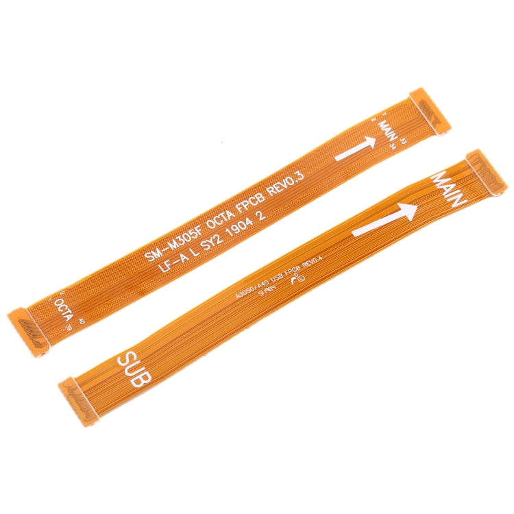 Samsung Galaxy M30 Motherboard Flex Cable Ribbon Replacement - 1 Pair, Compatible & Professionally Tested