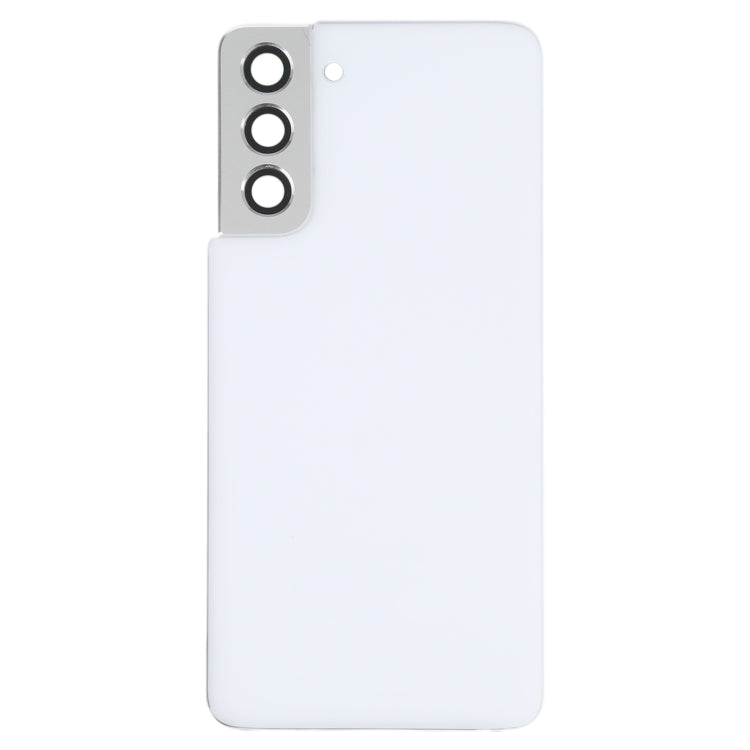 Samsung Galaxy S21 5G White Battery Back Cover with Camera Lens Frame - Replacement Part for Repair