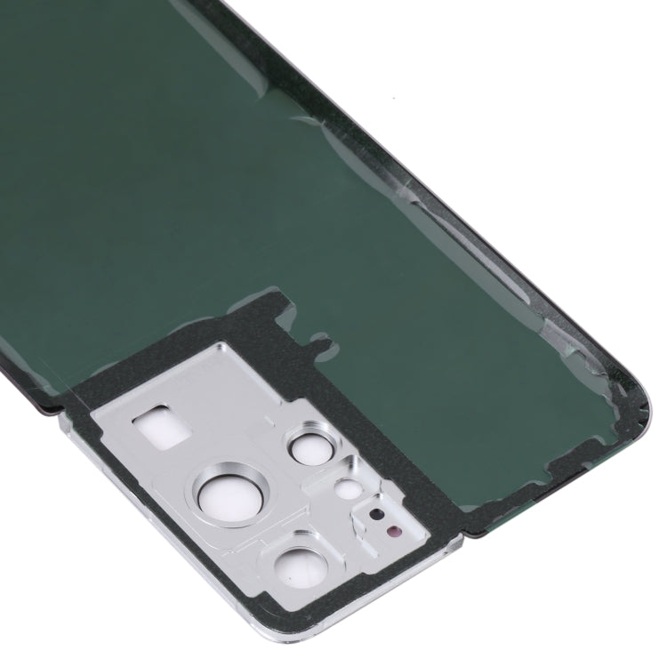 Gold Battery Back Cover with Camera Lens Frame for Samsung Galaxy S21 Ultra 5G - Replacement Housing