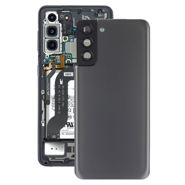 Samsung Galaxy S21+ 5G Grey Battery Back Cover Replacement with Camera Lens Frame - Compatible & Quality Checked