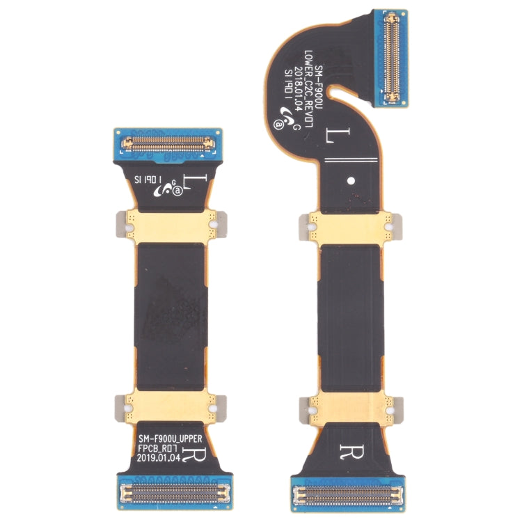 Original Spin Axis Flex Cable Replacement for Samsung Galaxy Fold SM-F900 - 1 Pair, Compatible & Tested