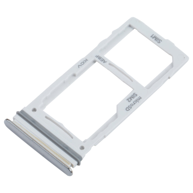 Samsung Galaxy A52S 5G SM-A528 SIM Card Tray + Micro SD Card Tray Replacement (Silver) - Compatible & Fully Functional