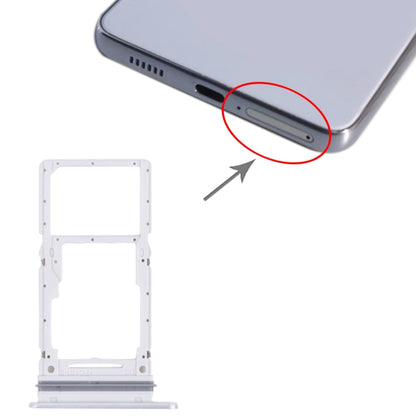 Original SIM Card Tray + Micro SD Card Tray for Samsung Galaxy A33 5G SM-A336B (White) - Replacement Part