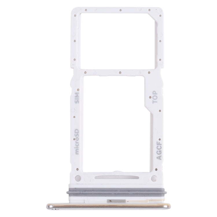 Original SIM Card Tray + Micro SD Card Tray for Samsung Galaxy A73 5G SM-A736B (White) - Replacement Part