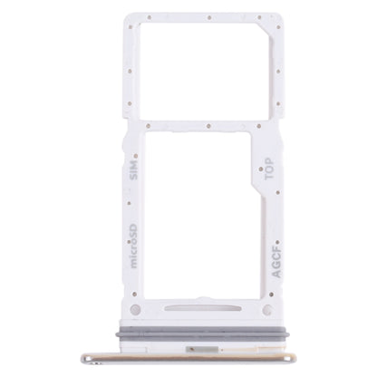 Original SIM Card Tray + Micro SD Card Tray for Samsung Galaxy A73 5G SM-A736B (White) - Replacement Part