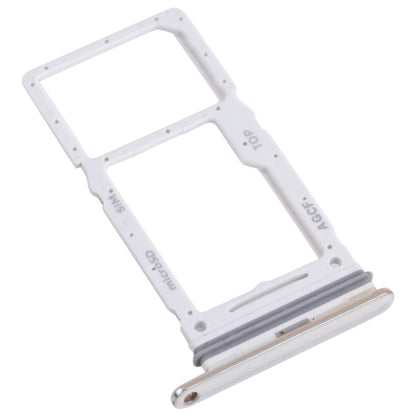 Original SIM Card Tray + Micro SD Card Tray for Samsung Galaxy A73 5G SM-A736B (White) - Replacement Part