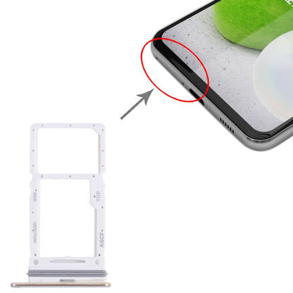 Original SIM Card Tray + Micro SD Card Tray for Samsung Galaxy A73 5G SM-A736B (White) - Replacement Part