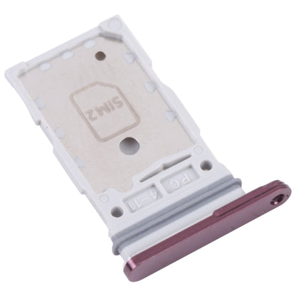 Original SIM Card Tray + SIM Card Tray for Samsung Galaxy S22 Ultra 5G SM-S908B (Purple) - Replacement Part