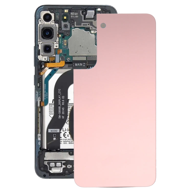Rose Gold Battery Back Cover Replacement for Samsung Galaxy S22+ 5G - Perfect Fit, Professional Installation Recommended