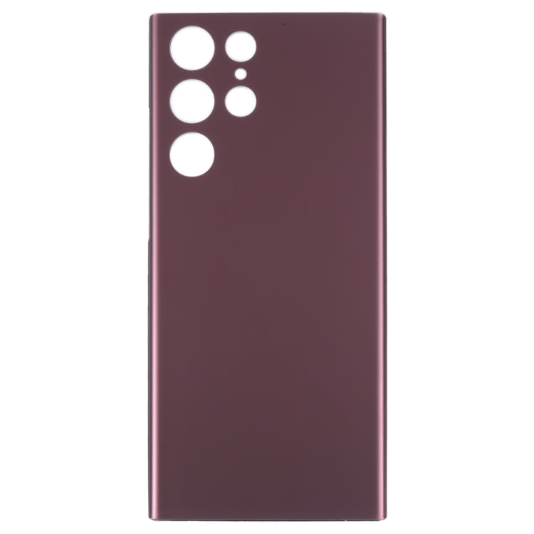 Samsung Galaxy S22 Ultra 5G Battery Back Cover Replacement (Dark Red) - Compatible, Quality Checked, Professional Installation Recommended