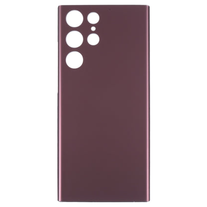 Samsung Galaxy S22 Ultra 5G Battery Back Cover Replacement (Dark Red) - Compatible, Quality Checked, Professional Installation Recommended