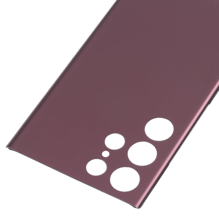 Samsung Galaxy S22 Ultra 5G Battery Back Cover Replacement (Dark Red) - Compatible, Quality Checked, Professional Installation Recommended
