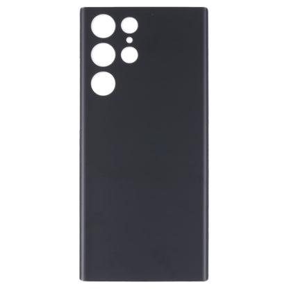 Black Battery Back Cover Replacement for Samsung Galaxy S22 Ultra 5G - Professional Installation Recommended
