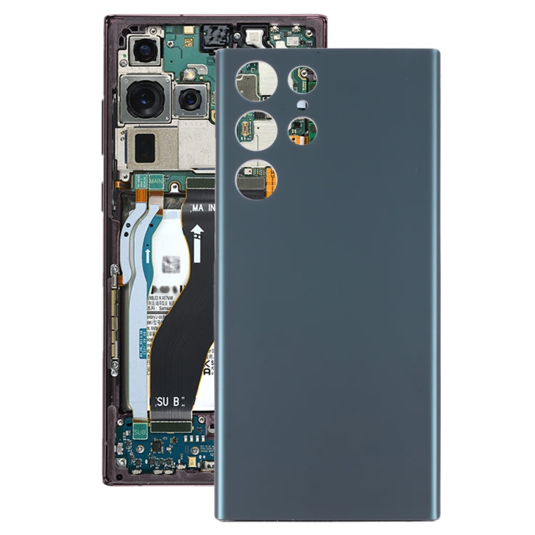 Green Battery Back Cover Replacement for Samsung Galaxy S22 Ultra 5G - Quality Checked & Fully Compatible
