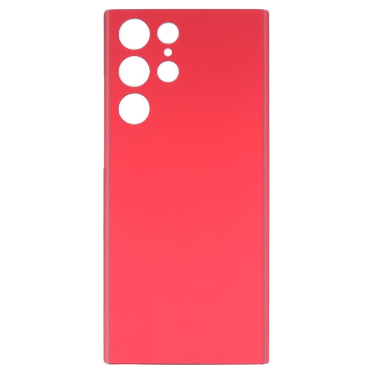 Red Battery Back Cover Replacement for Samsung Galaxy S22 Ultra 5G - Professional Installation Recommended