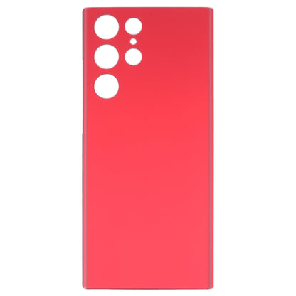 Red Battery Back Cover Replacement for Samsung Galaxy S22 Ultra 5G - Professional Installation Recommended