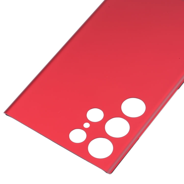 Red Battery Back Cover Replacement for Samsung Galaxy S22 Ultra 5G - Professional Installation Recommended