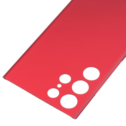 Red Battery Back Cover Replacement for Samsung Galaxy S22 Ultra 5G - Professional Installation Recommended