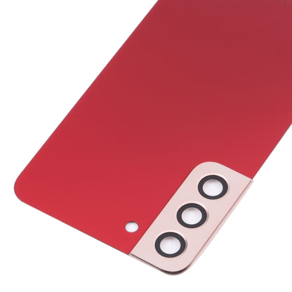 Samsung Galaxy S22+ 5G SM-S906B Battery Back Cover with Camera Lens Frame - Red Replacement Housing