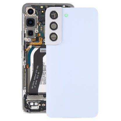 Samsung Galaxy S22 5G SM-S901B Battery Back Cover Replacement with Camera Lens Frame (White)