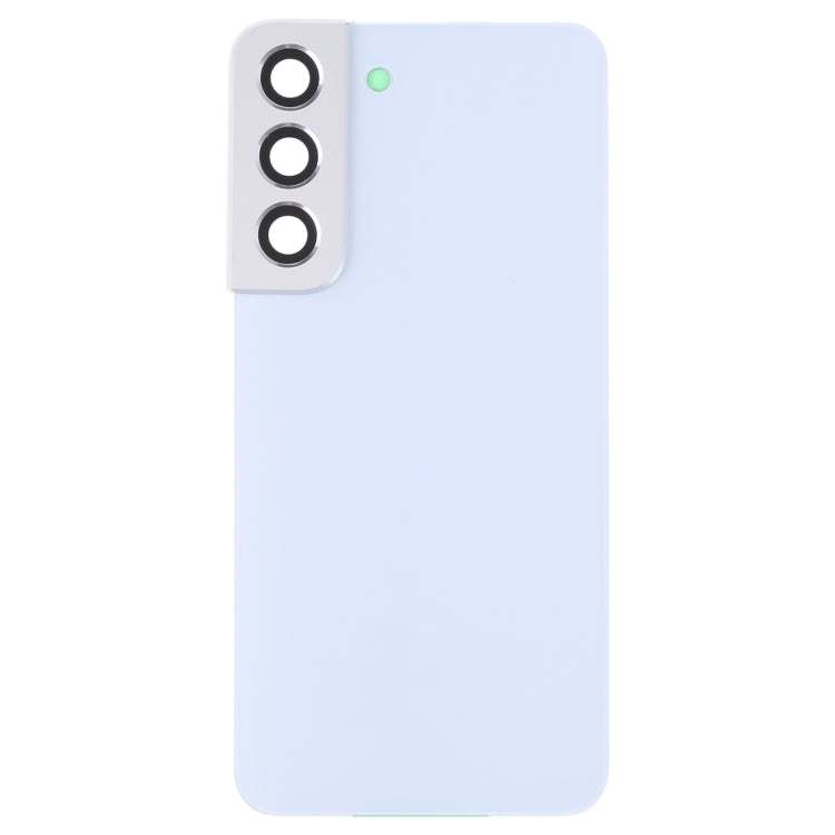 Samsung Galaxy S22 5G SM-S901B Battery Back Cover Replacement with Camera Lens Frame (White)
