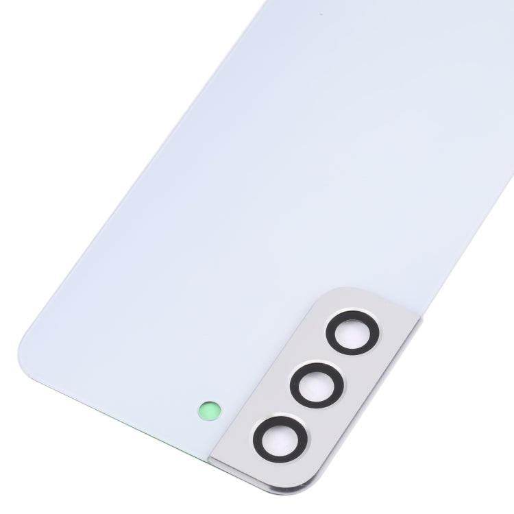 Samsung Galaxy S22 5G SM-S901B Battery Back Cover Replacement with Camera Lens Frame (White)