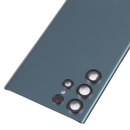 Samsung Galaxy S22 Ultra 5G SM-S908B Green Battery Back Cover with Camera Lens Frame Replacement