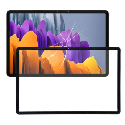 Replacement Black Front Screen Outer Glass Lens for Samsung Galaxy Tab S8 SM-X700 - Perfect Fit