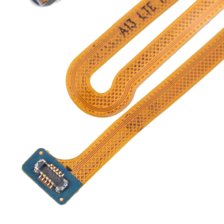 Original Fingerprint Sensor Flex Cable for Samsung Galaxy A13 SM-A135 (Orange) - Genuine Replacement Part