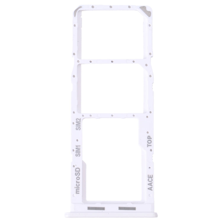 Original SIM Card Tray & Micro SD Card Tray for Samsung Galaxy A13 SM-A135 (White) - Replacement Parts
