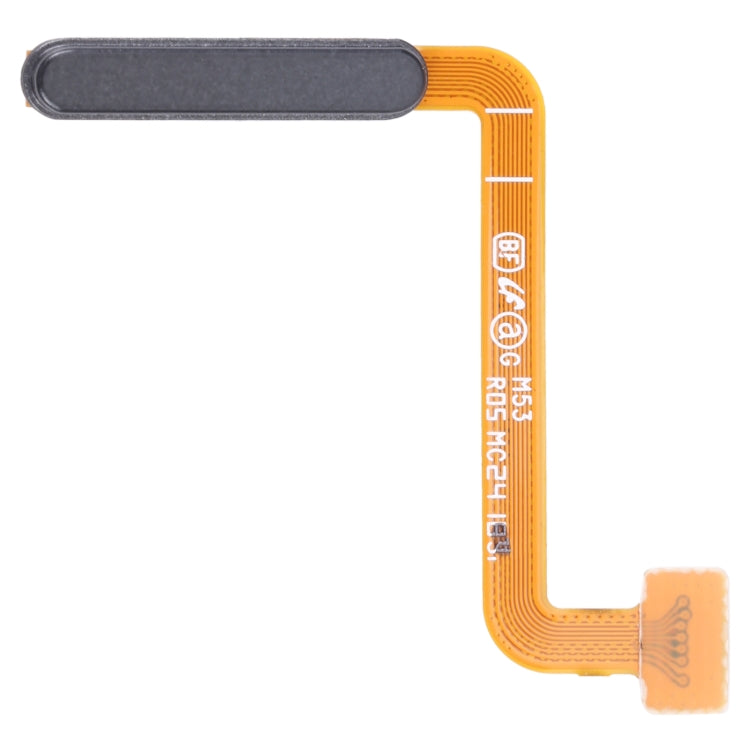Original Fingerprint Sensor Flex Cable for Samsung Galaxy M53 SM-M536B (Black) - Replacement Part