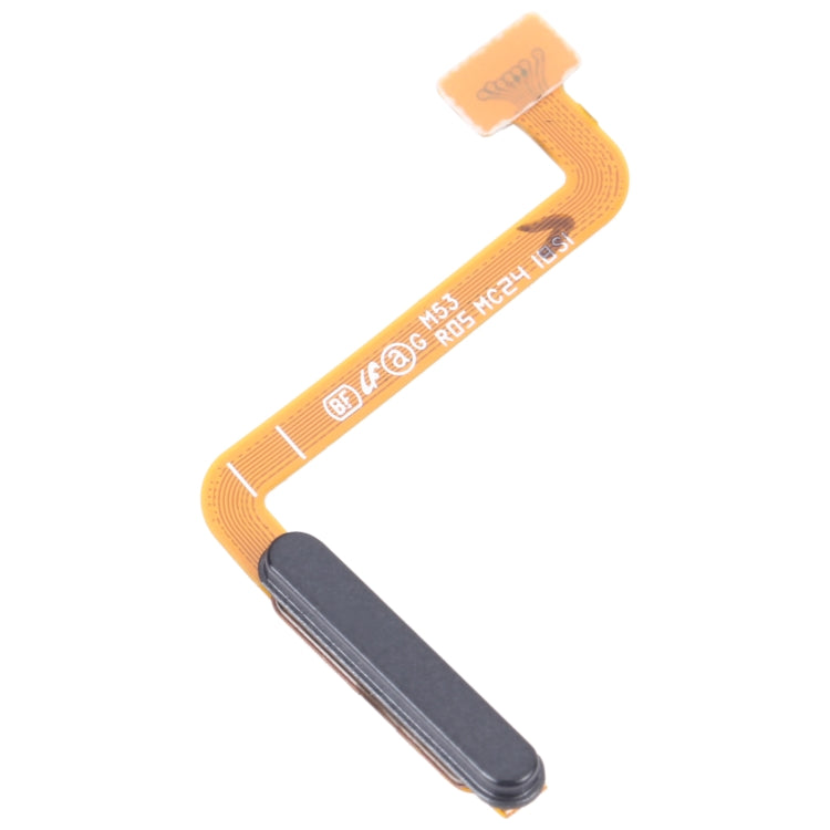Original Fingerprint Sensor Flex Cable for Samsung Galaxy M53 SM-M536B (Black) - Replacement Part