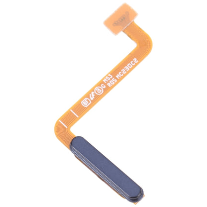 Original Fingerprint Sensor Flex Cable for Samsung Galaxy M53 (SM-M536B) - Replacement Part (Blue)