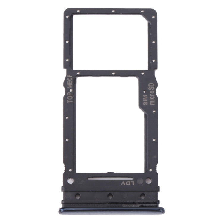 Original SIM Card Tray & Micro SD Card Tray for Samsung Galaxy M53 SM-M536B (Black) - Replacement Part
