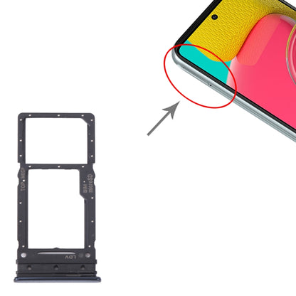 Original SIM Card Tray & Micro SD Card Tray for Samsung Galaxy M53 SM-M536B (Black) - Replacement Part