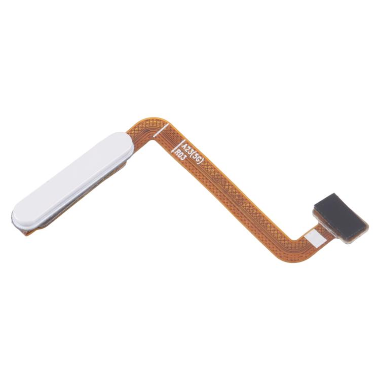 Original Fingerprint Sensor Flex Cable for Samsung Galaxy A23 5G (SM-A236B) - Replace Broken Part (White)
