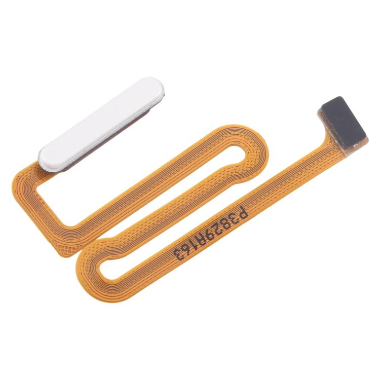 Original Fingerprint Sensor Flex Cable for Samsung Galaxy A04s SM-A047F (White) - Replace Broken Parts