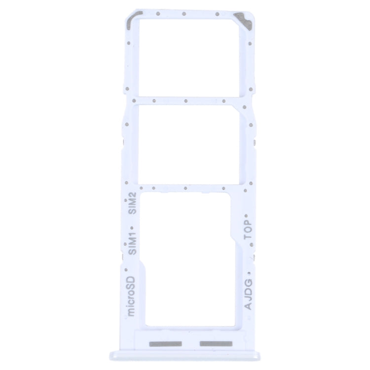 Original White SIM Card Tray + Micro SD Card Tray for Samsung Galaxy A04s SM-A047F - Replacement Parts