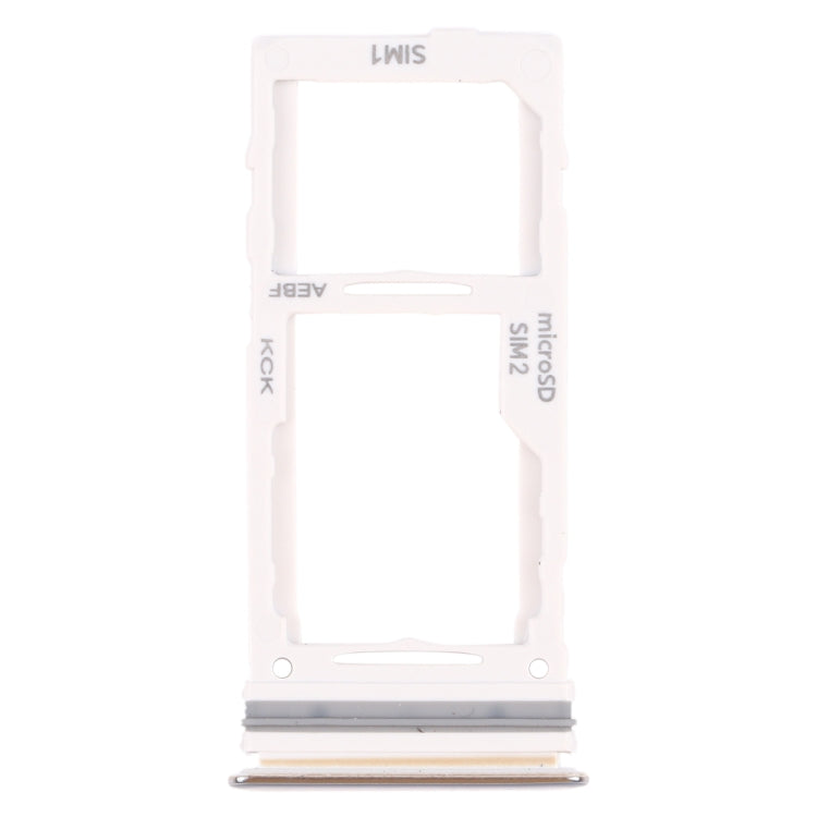 Samsung Galaxy A72 SM-A725 SIM Card Tray + Micro SD Card Tray (Silver) - Replacement Part for Perfect Fit