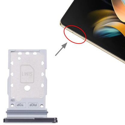 Original SIM Card Tray for Samsung Galaxy Z Fold4 SM-F936B - Black Replacement Part