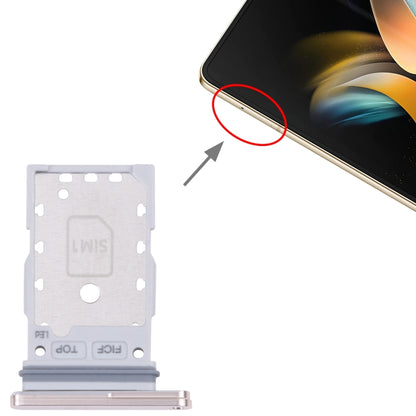 Original Gold SIM Card Tray for Samsung Galaxy Z Fold4 SM-F936B - Replacement Part for Faulty Trays