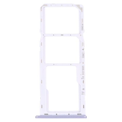Original SIM Card Tray + Micro SD Card Tray for Samsung Galaxy M42 5G (SM-A436B) - Purple Replacement Parts