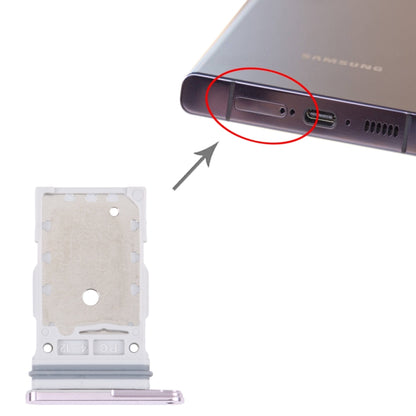 Original Pink SIM Card Tray for Samsung Galaxy S23 Ultra SM-S918B - Replacement Part