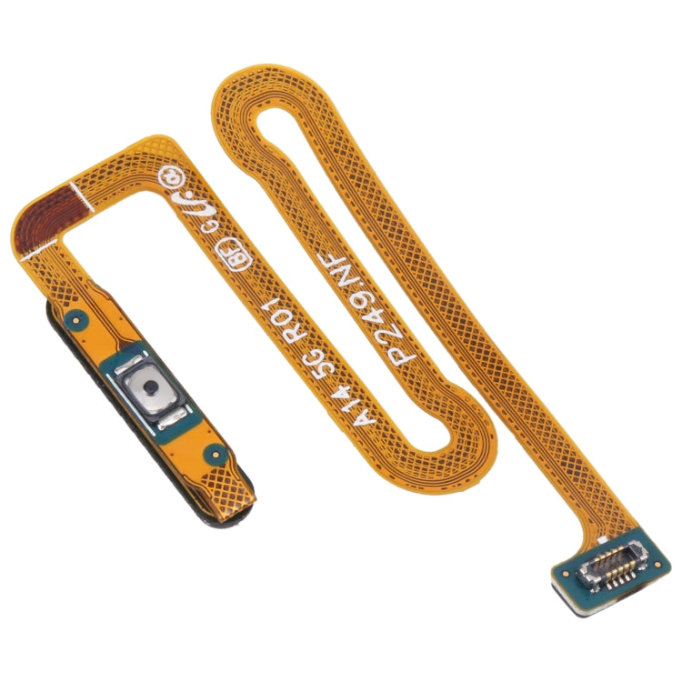 Original Fingerprint Sensor Flex Cable for Samsung Galaxy A14 5G SM-A146B - Black Replacement Part