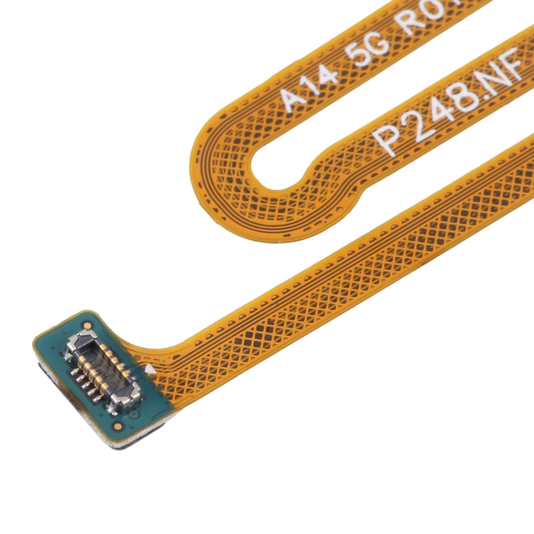 Original Fingerprint Sensor Flex Cable for Samsung Galaxy A14 5G SM-A146B - Green Replacement Part